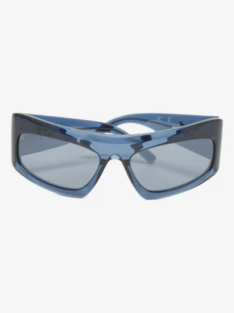 MCM Pre-Owned wraparound-frame sunglasses
