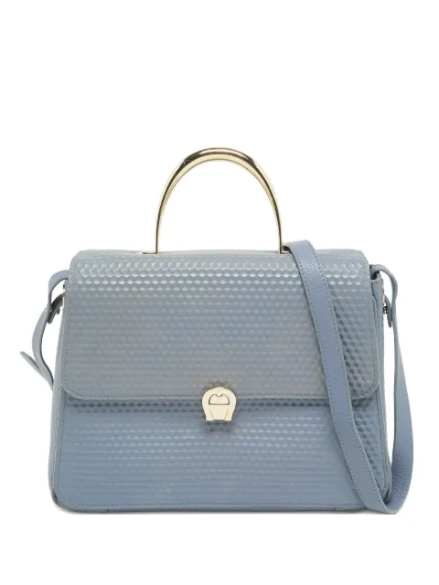 Aigner Kids 2023 pre-owned Genoveva leather top-handle bag
