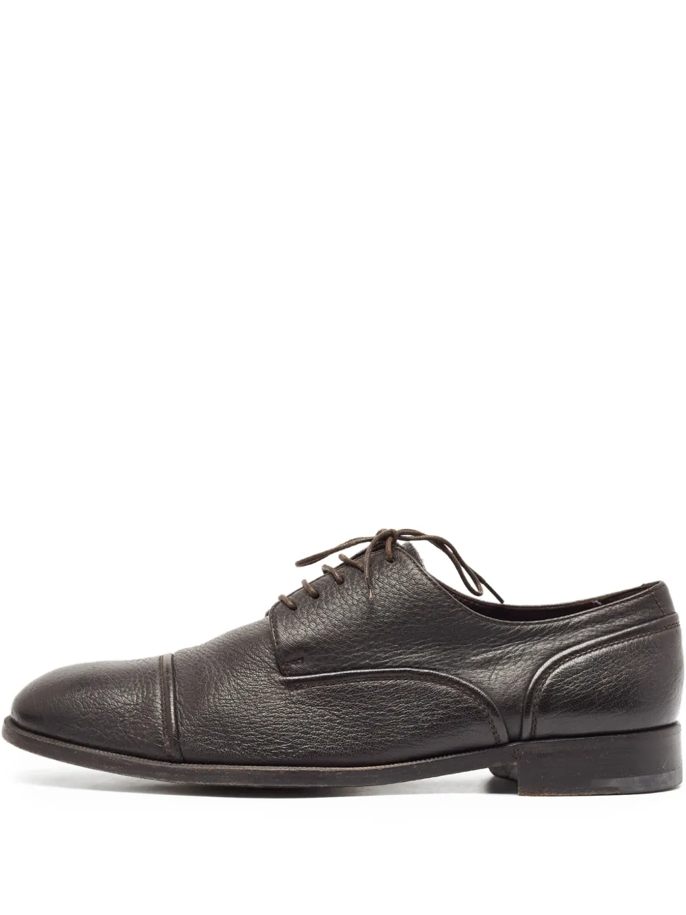 leather cap-toe shoes