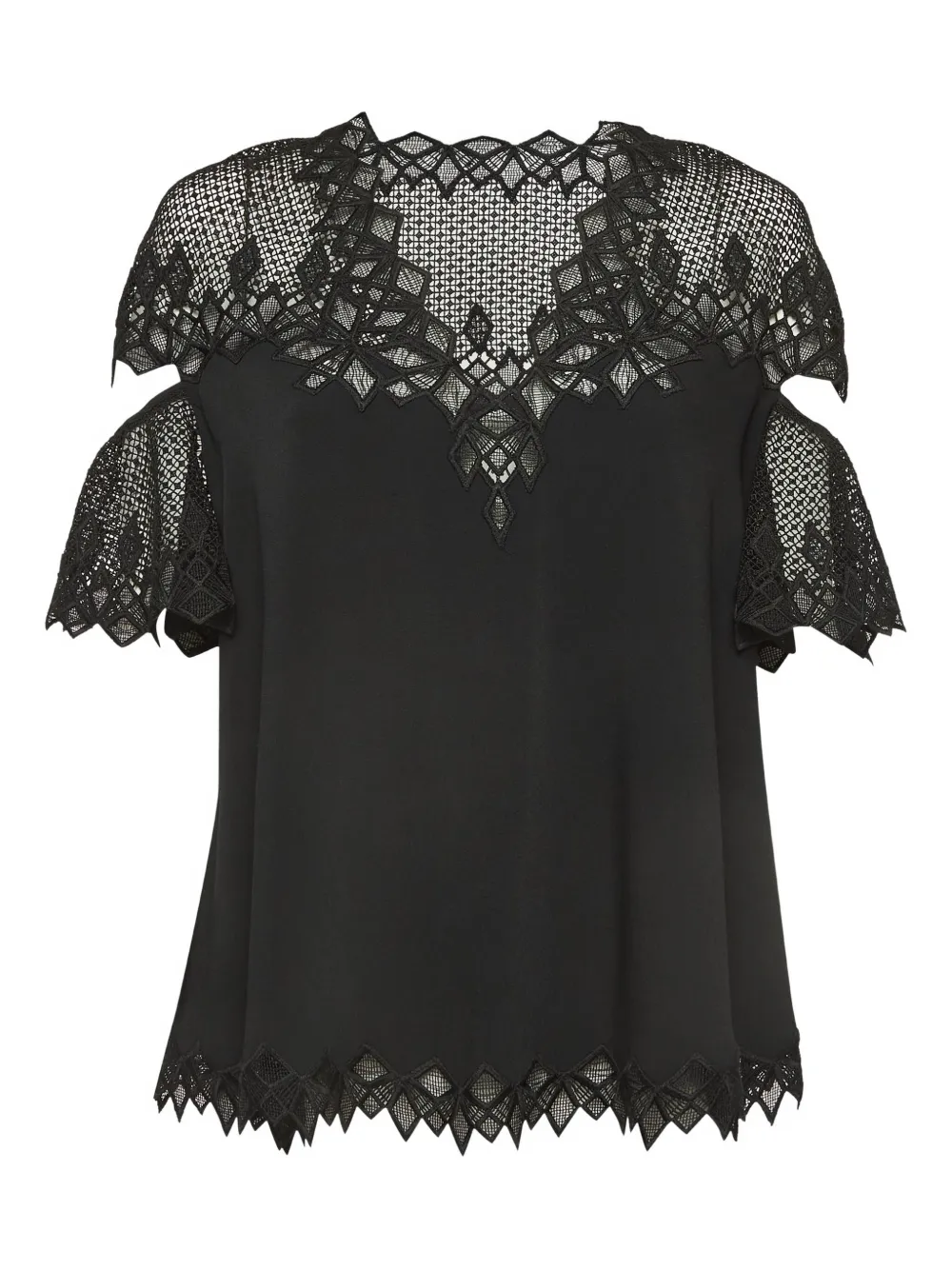 Simkhai lace-insert top | Black | Image 1