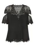 Simkhai lace-insert top - Black