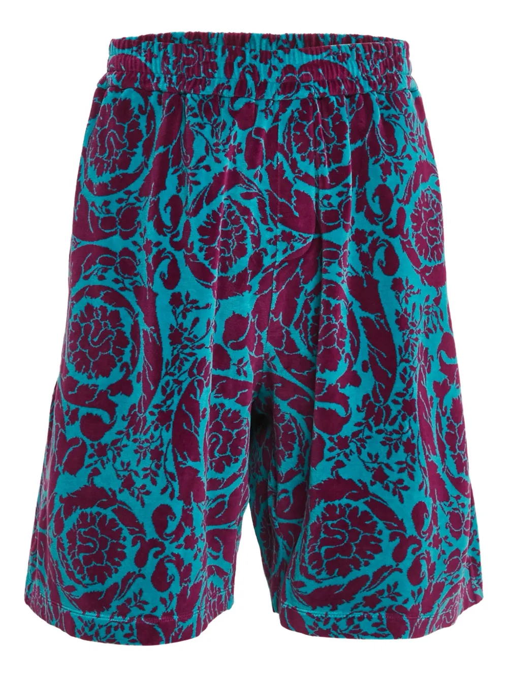 Versace Pre-Owned jacquard velvet shorts | Image 2