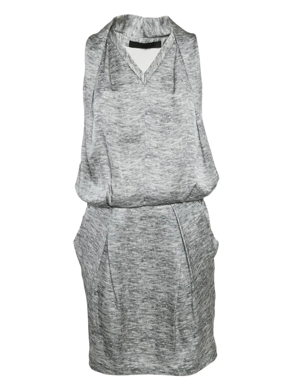 silk sleeveless mini dress