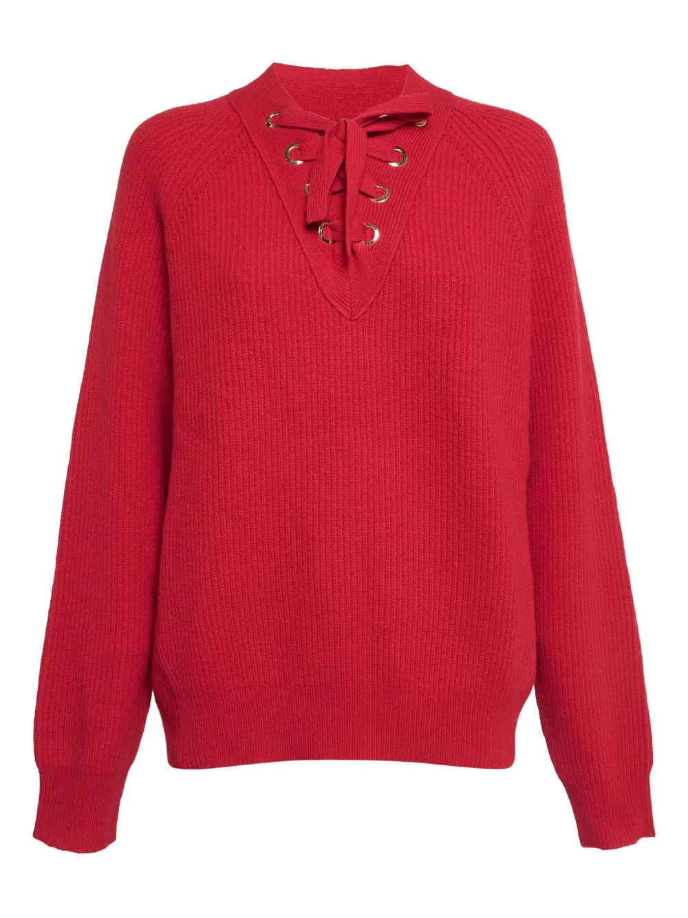 Zadig&Voltaire ribbed lace-up sweater | Red | Image 1