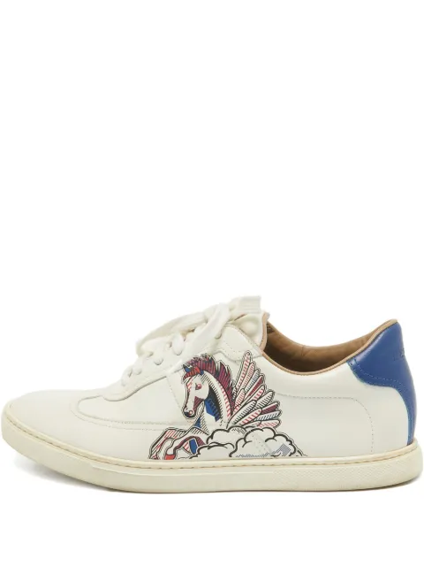 Hermès Pre-Owned 2024 Quicker Pegaso leather sneakers