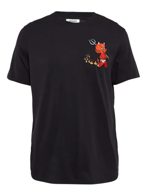 SANDRO pre-owned embroidered t-shirt
