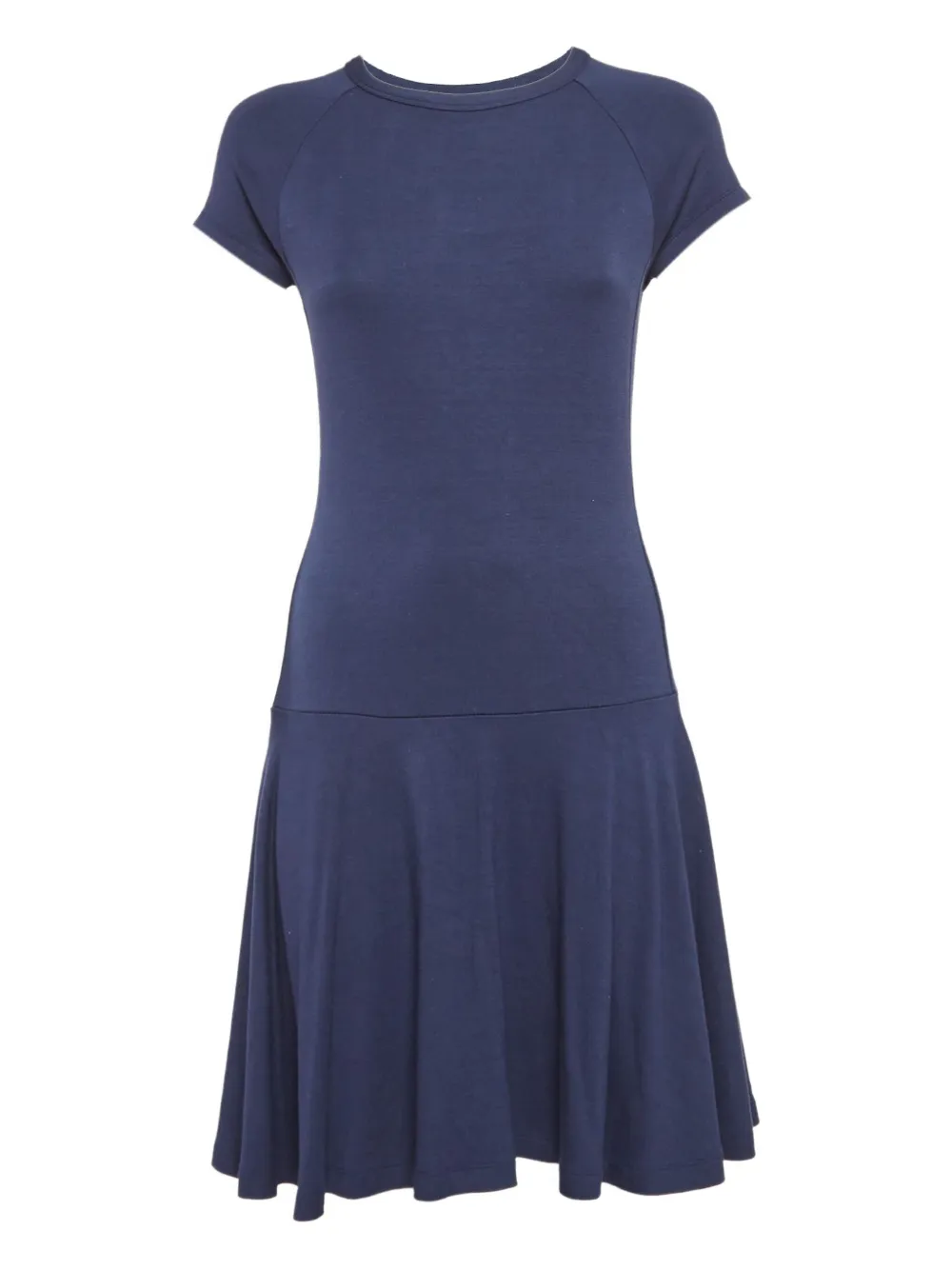 pre-owned raglan-sleeve flared dress