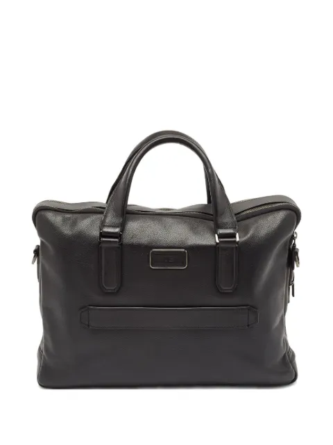 Tumi Harrison leather briefcase