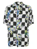 Off-White Pre-Owned Check Floral shirt - Black
