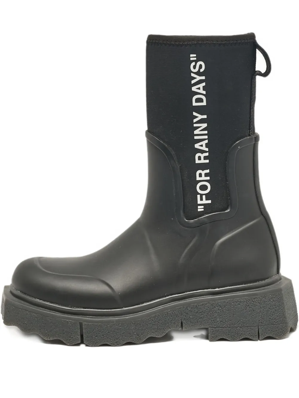 Off-White Pre-Owned Sponge rain boots | Black | Image 1