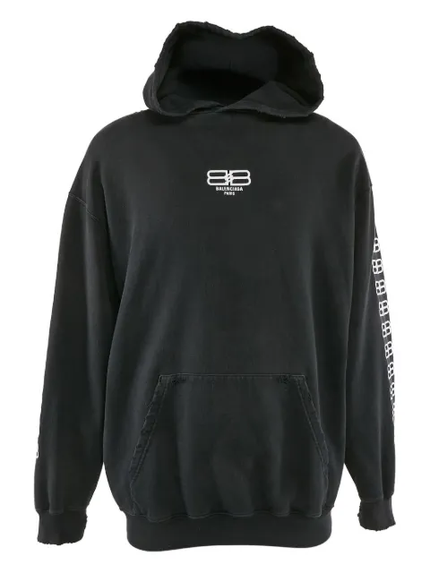 Balenciaga Pre-Owned logo-print hoodie