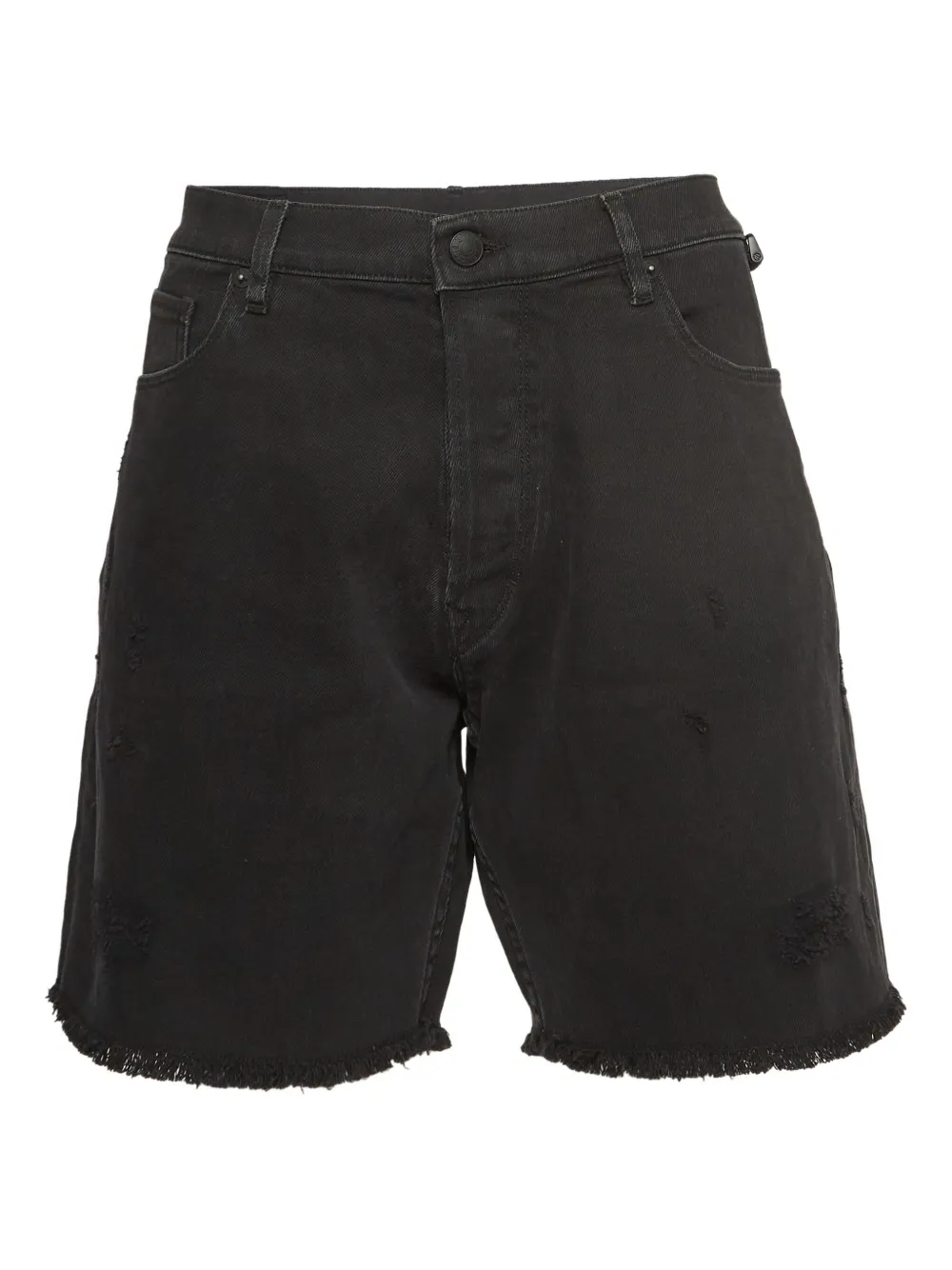 Zadig&Voltaire Pre-owned distressed-denim shorts | Black | Image 1