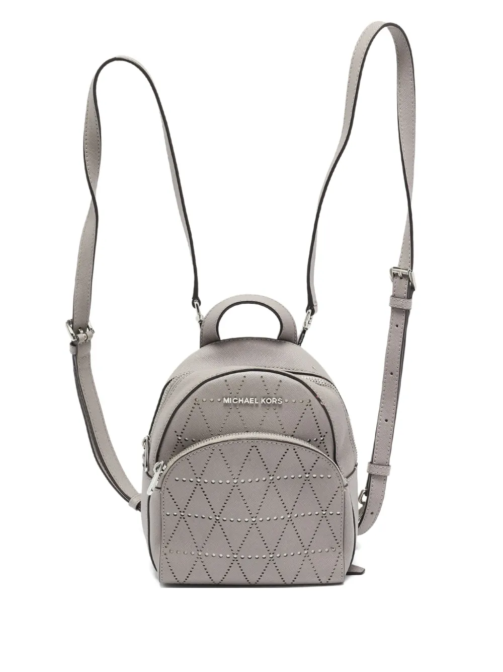 Michael Kors mini Rhea backpack - グレー Michael Kors mini Rhea backpack - グレー