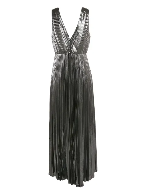 Aidan Mattox pleated maxi dress 