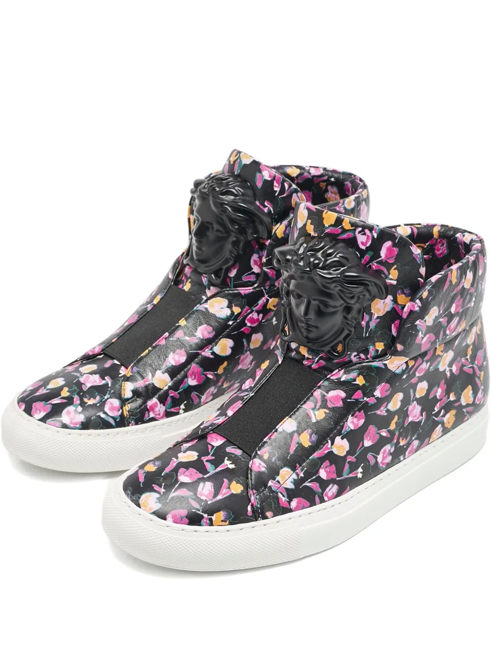 Versace Pre-Owned Medusa floral-print sneakers | Multicolour | Image 1