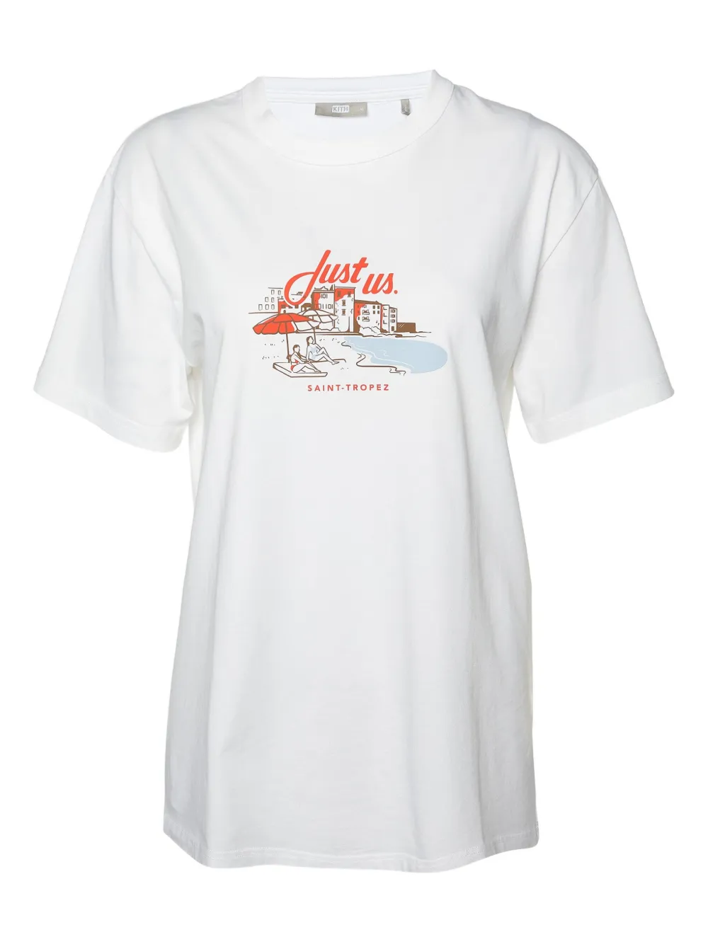 KITH pre-owned Saint-Tropez graphic T-shirt | White | Image 1