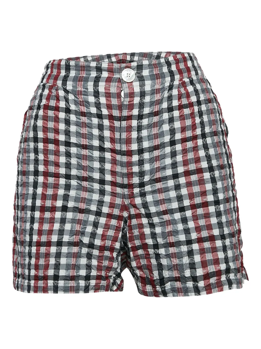 Louis Vuitton Pre-Owned shorts a cuadros | gris | Image 1