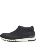Hermès Pre-Owned Volo knit suede sneakers - Blue