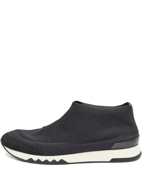 Hermès Pre-Owned Volo knit suede sneakers