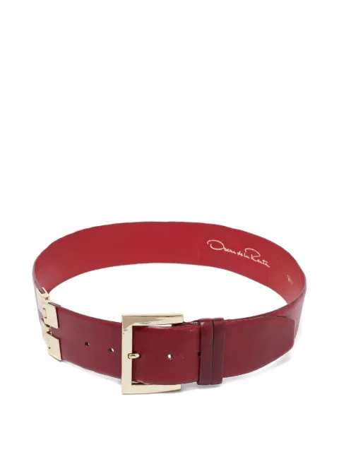 Oscar de la Renta Pre-Owned leather belt