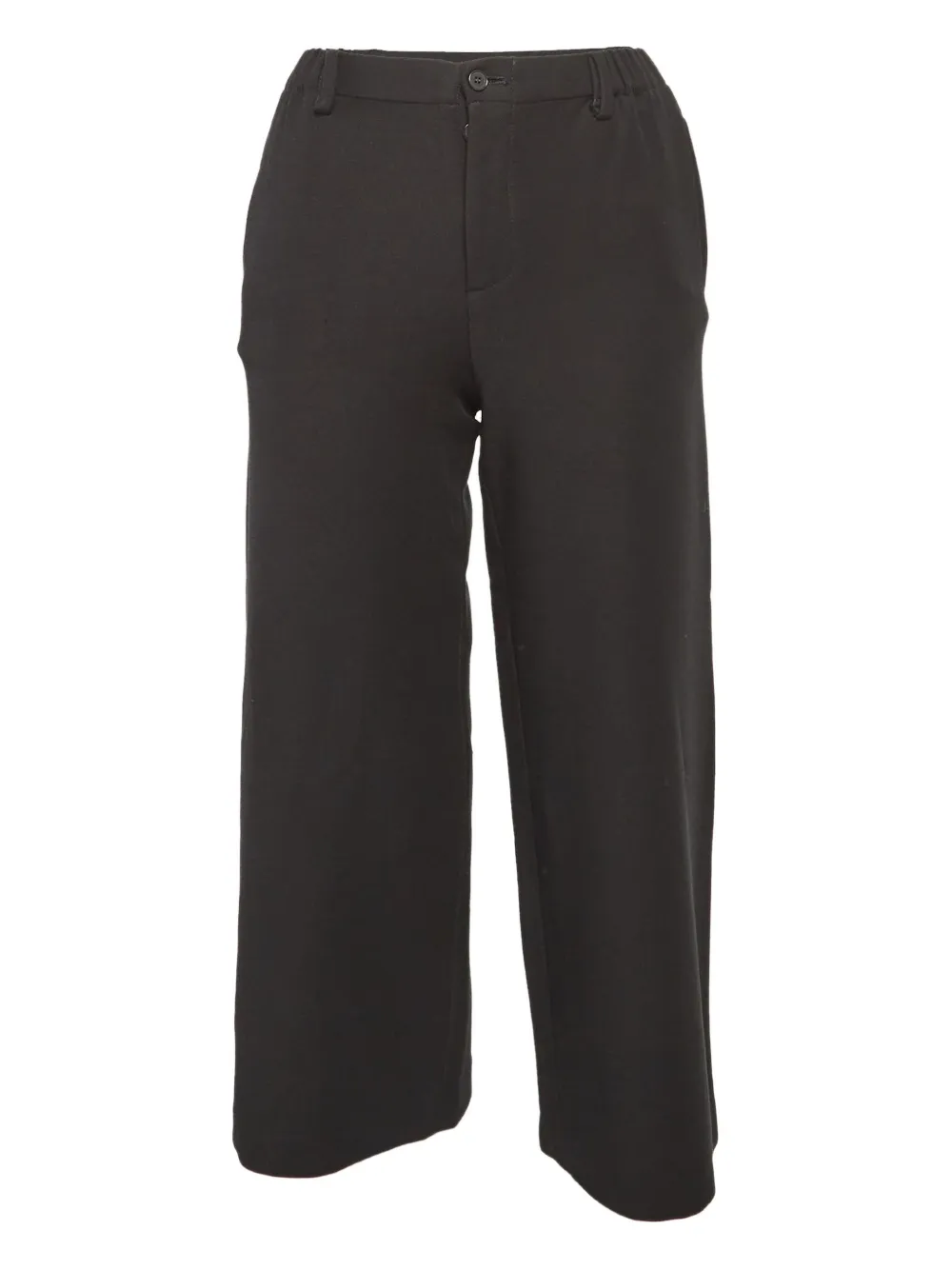 Maje pre-owned cotton-blend trousers | Black | Image 1
