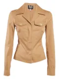 D&G Vintage pre-owned button front cotton jacket - Brown