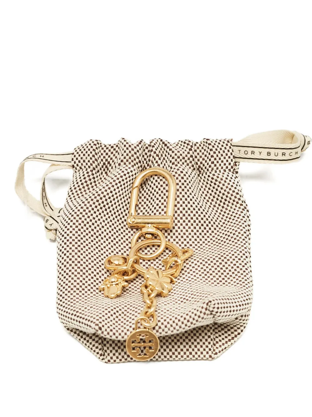 Tory Burch チャーム キーホルダー - ゴールドトーン Tory Burch チャーム キーホルダー - ゴールドトーン