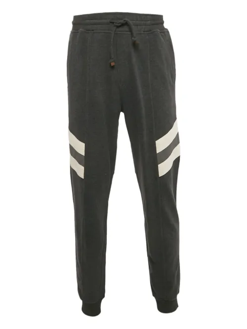 Pantalon de jogging à détails rayés - Brunello Cucinelli Vintage - Modalova