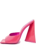 The Attico 115mm Devon patent-leather sandals - Pink