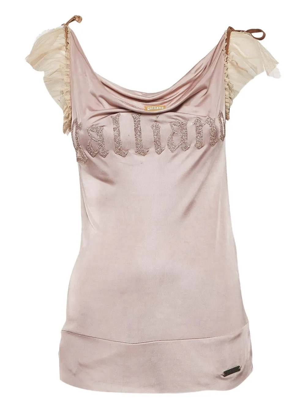 John Galliano Pre-Owned tie-up top | Image 2