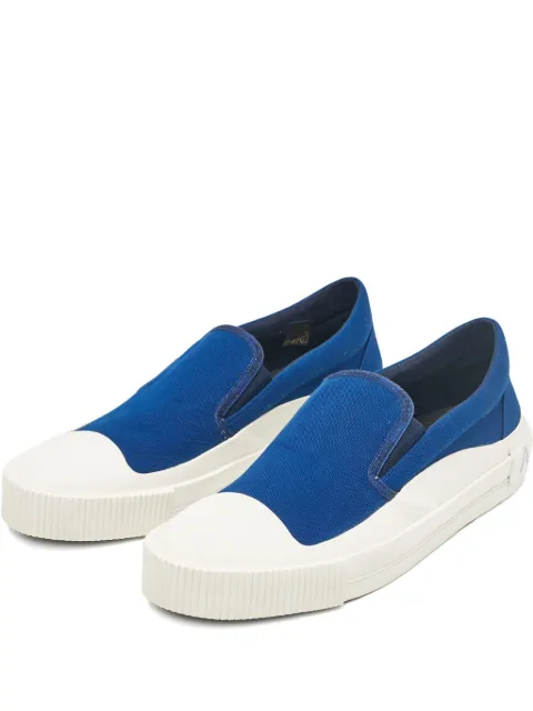 Moncler Vintage denim slip-on sneakers
