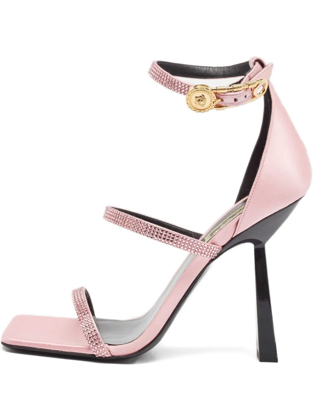 Fendi Pre-Owned x Versace Sandalen mit Kristallen - Rosa