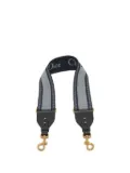 Christian Dior Pre-Owned logo-jacquard bag strap - Black