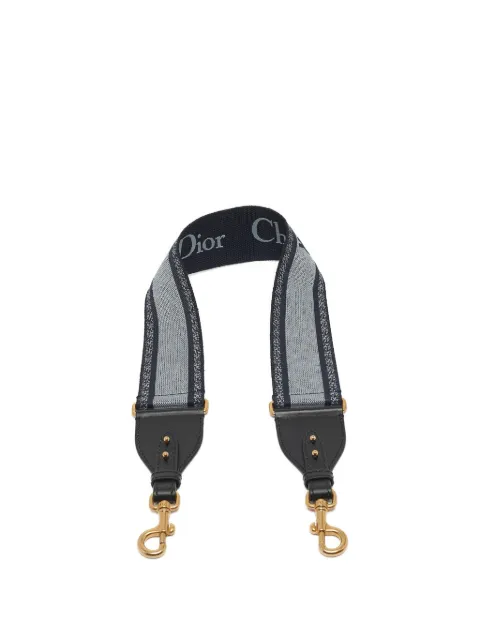 Christian Dior Pre-Owned logo-jacquard bag strap