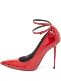 Tom Ford Vintage patent leather lock pumps - Red