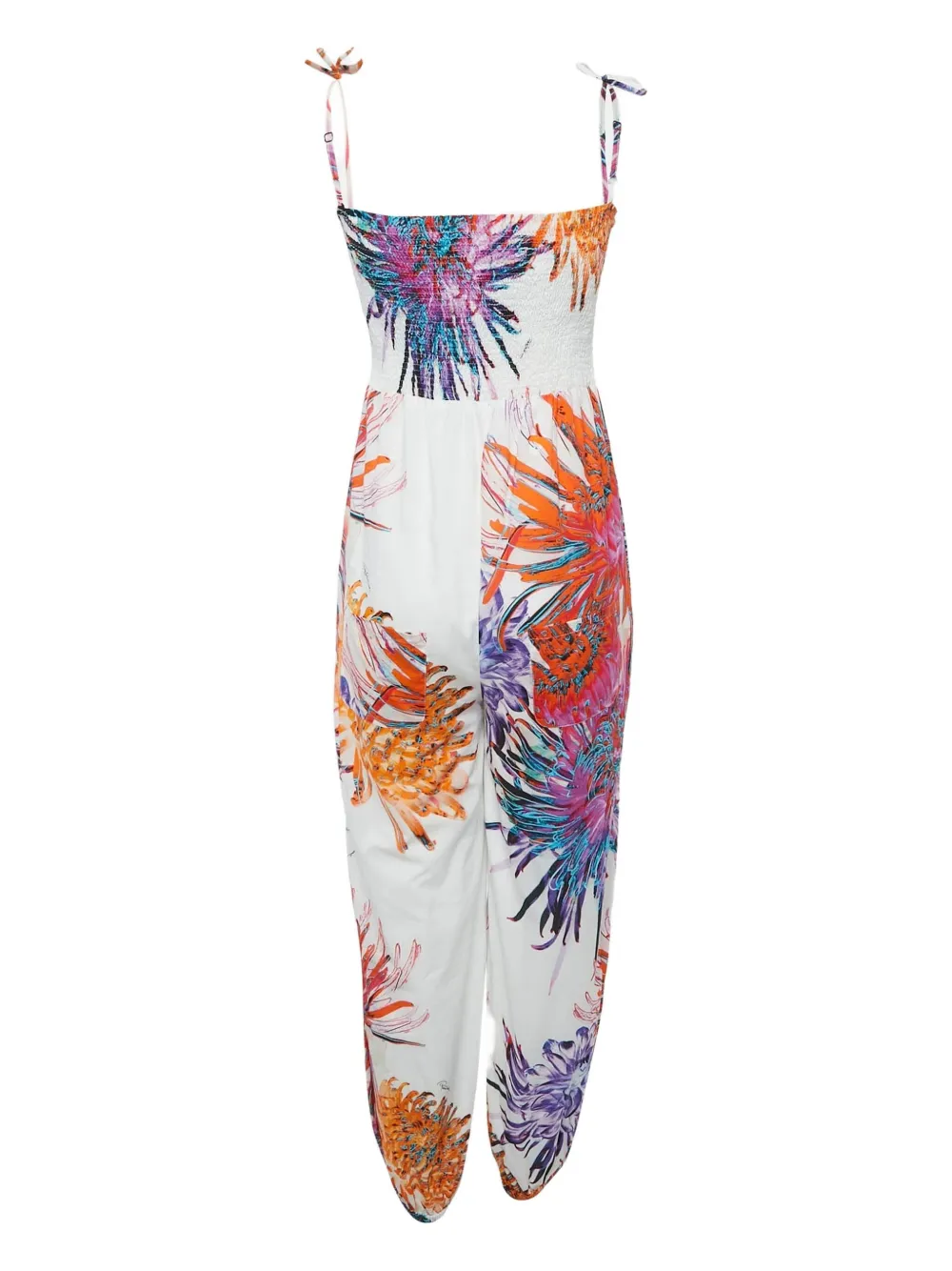 Roberto Cavalli Vintage Jumpsuit met bloemenprint - Wit