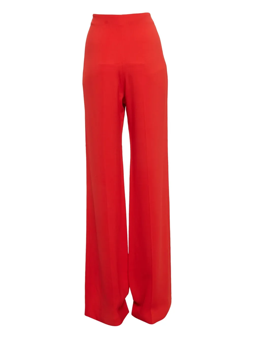 Roland Mouret High waist broek met wijde pijpen - Rood