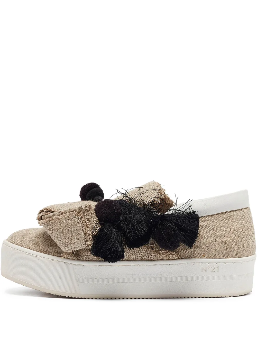 Pre-owned N°21 2024 Bow Tassel Sneakers