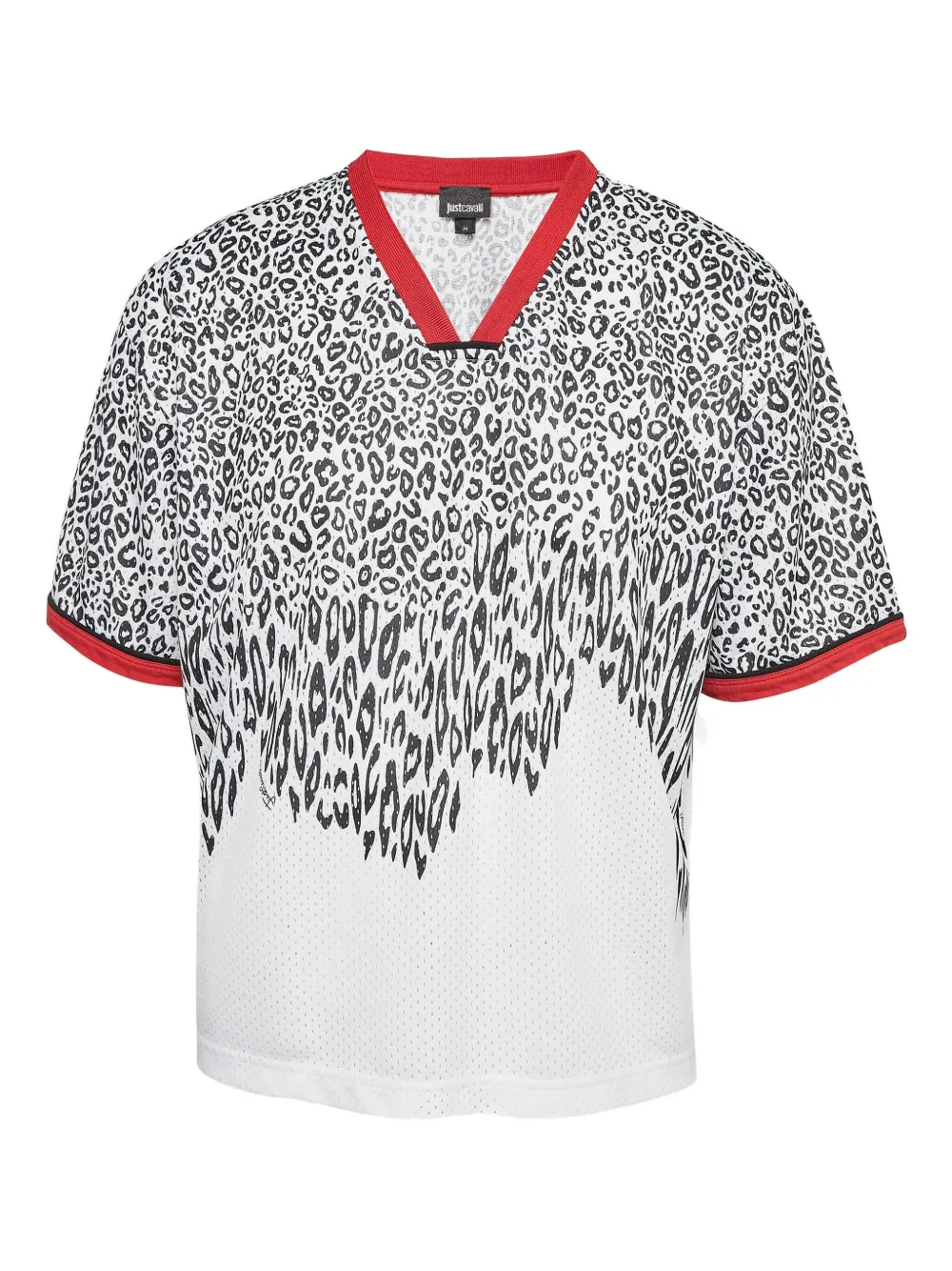 Just Cavalli プレオウンド レオパード Tシャツ - ホワイト Just Cavalli プレオウンド レオパード Tシャツ - ホワイト