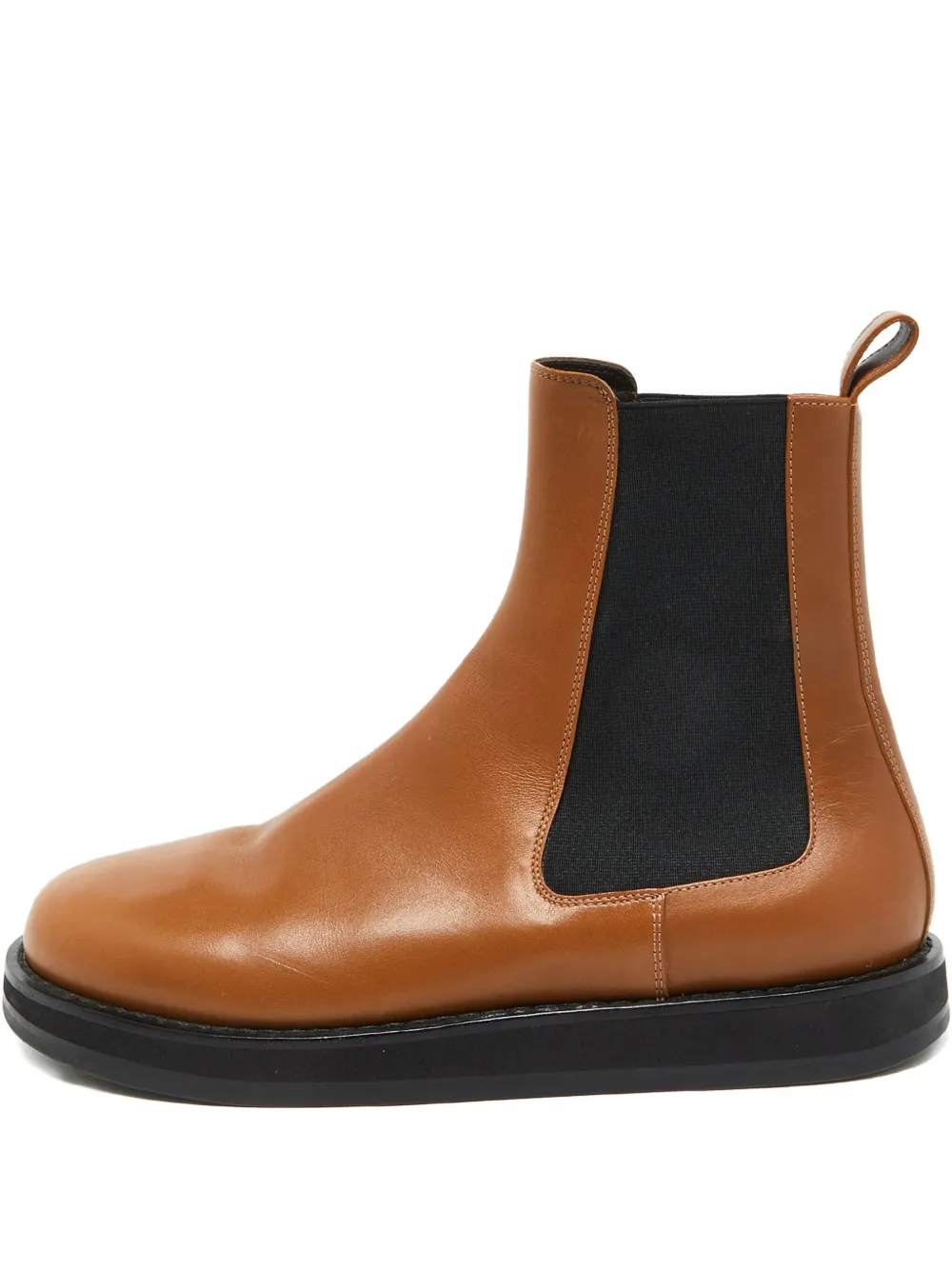 Pre-owned The Row Leather Chelsea Boots