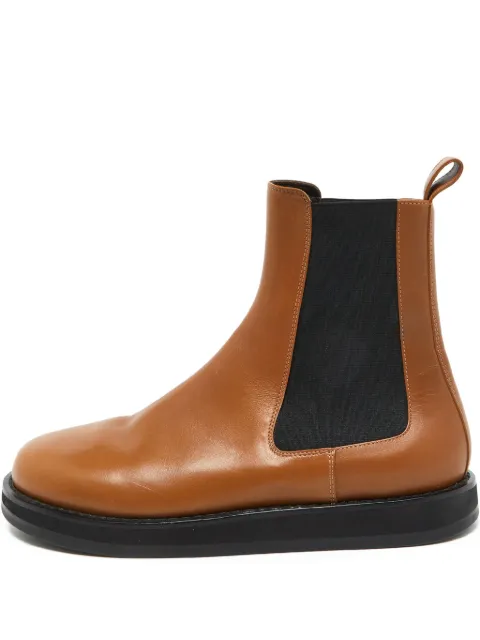 The Row Pre-Owned leather chelsea boots