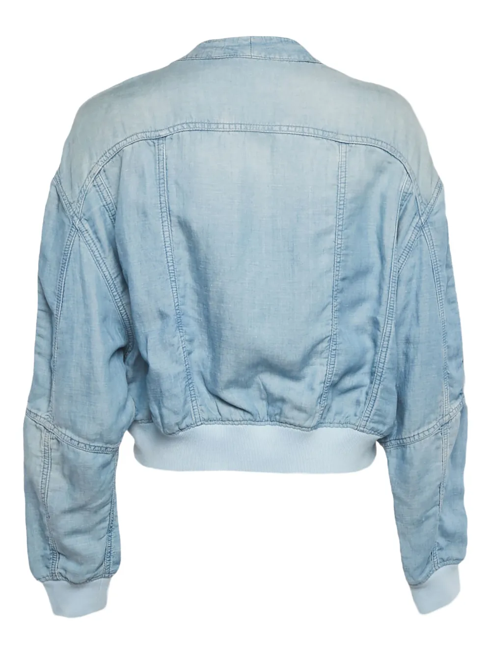 Balmain Pre-Owned cropped bomber jacket | Image 2