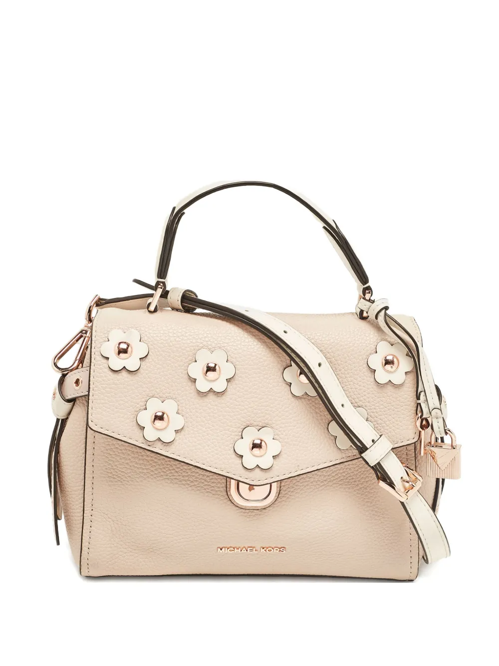 Michael Kors フローラル レザーバッグ - ニュートラル Michael Kors フローラル レザーバッグ - ニュートラル