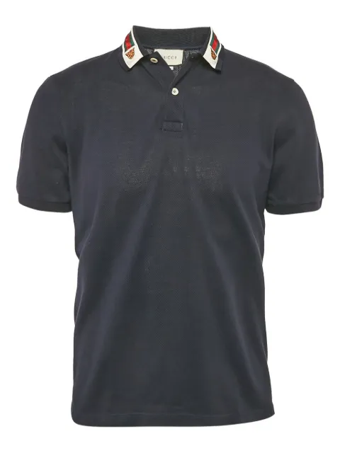 Gucci Pre-Owned Web-detail polo shirt
