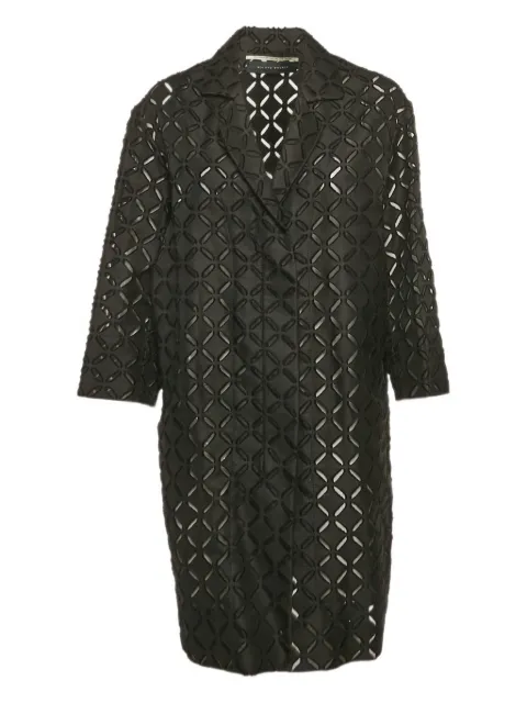 Roland Mouret eyelet pattern coat