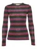 Valentino Garavani Pre-Owned 2024 striped lurex jumper - Purple