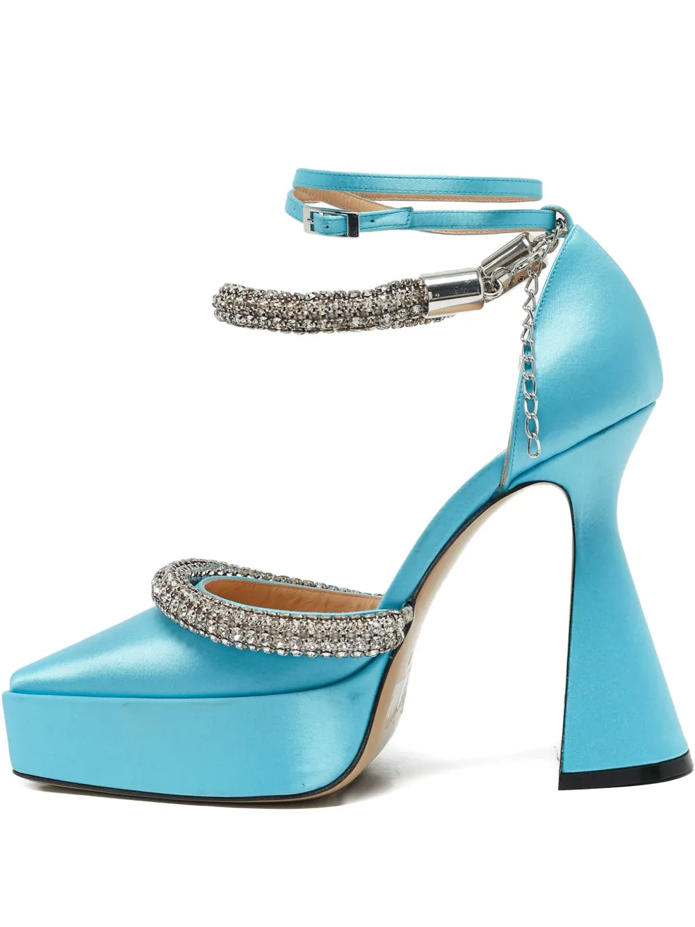 MACH & MACH 130mm crystal-embellished heeled sandals | Image 1