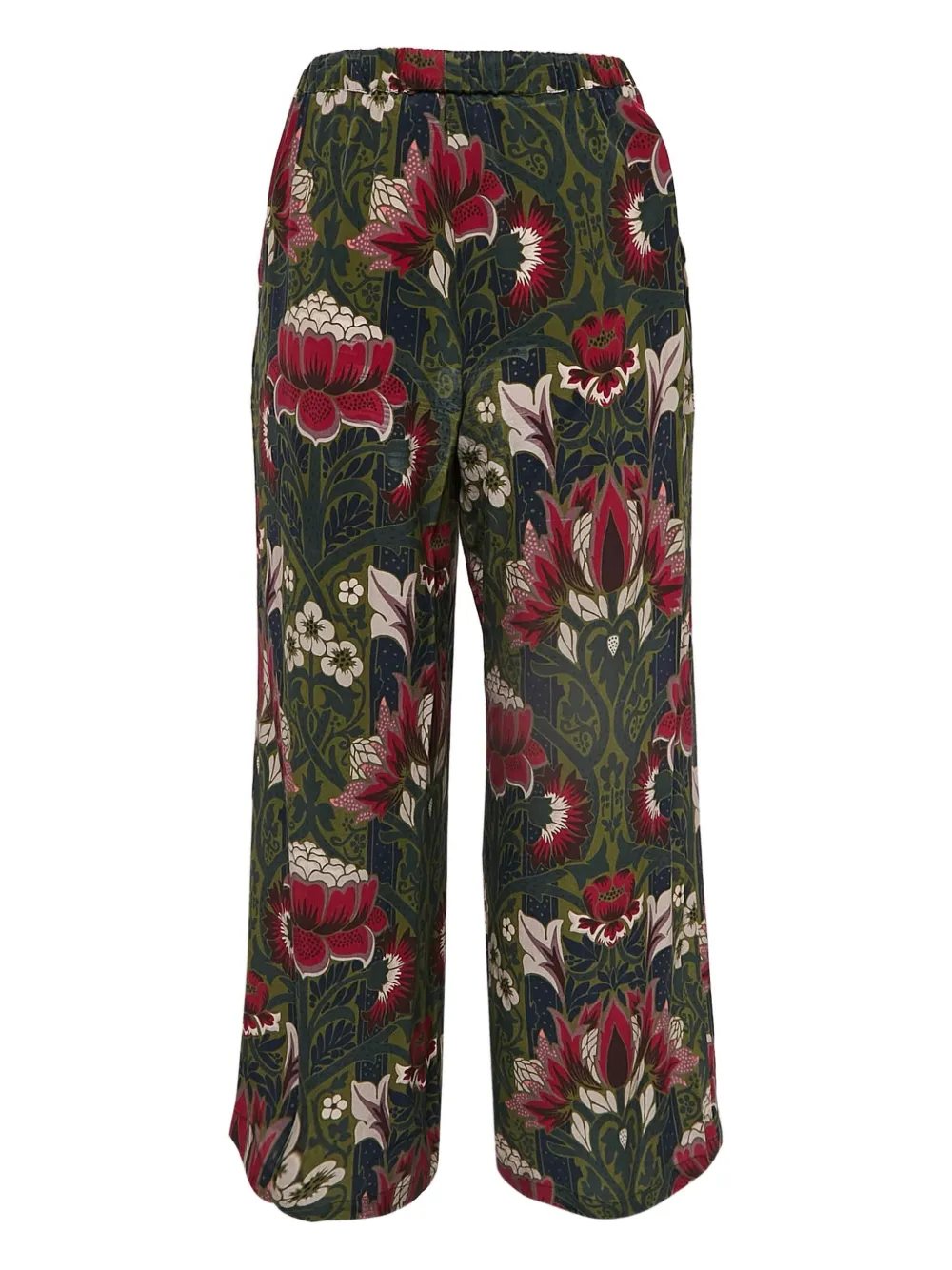 Weekend Max Mara Broek met bloemenprint - Groen