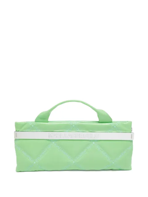 Karl Lagerfeld pre-owned quilted-leather tote bag