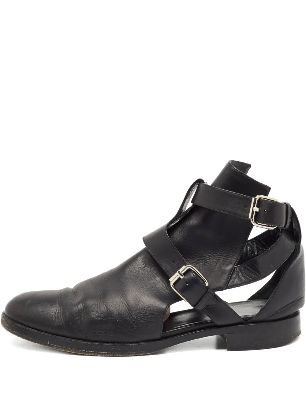 Pierre Hardy cut-out buckled boots | Black | Image 1